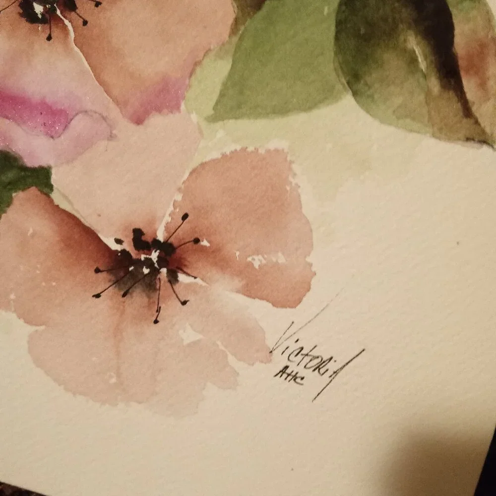 ORIGINAL WATERCOLOR PAINTING - Picture 4 of 4